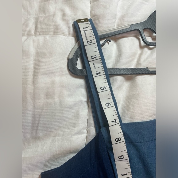 Chambray Crop Jumpsuit - Picture 6 of 12